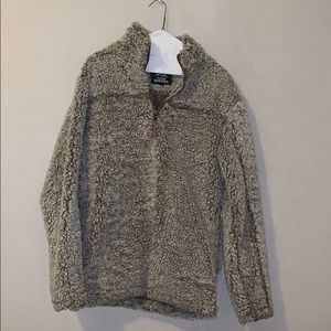 Quarter-Zip Sherpa Pullover